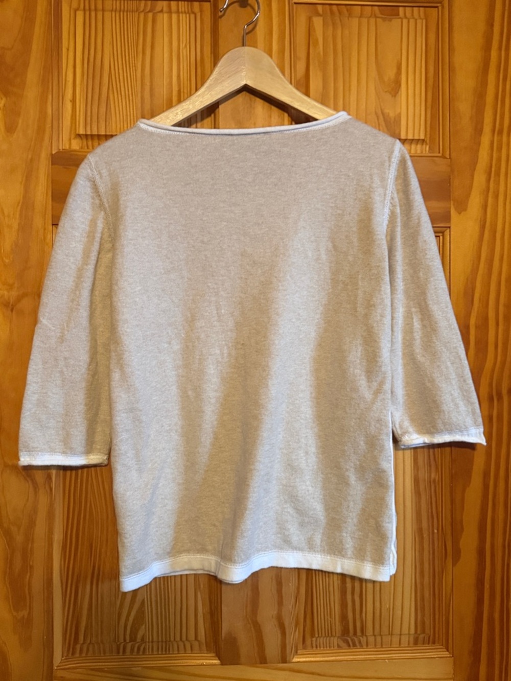 Tribal Cream Textured Boatneck Top - Picture 7 of 11
